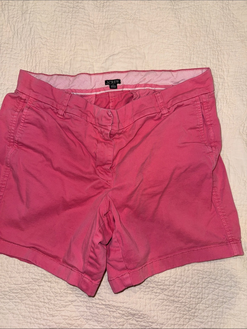 JCrew Pink Cotton Shorts